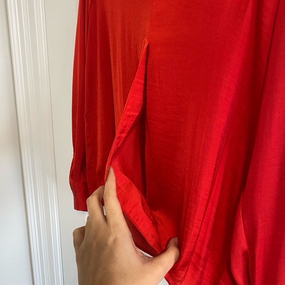 NOISY MAY Slit Top in Blood Orange (BRAND NEW) - Picture 4 of 9